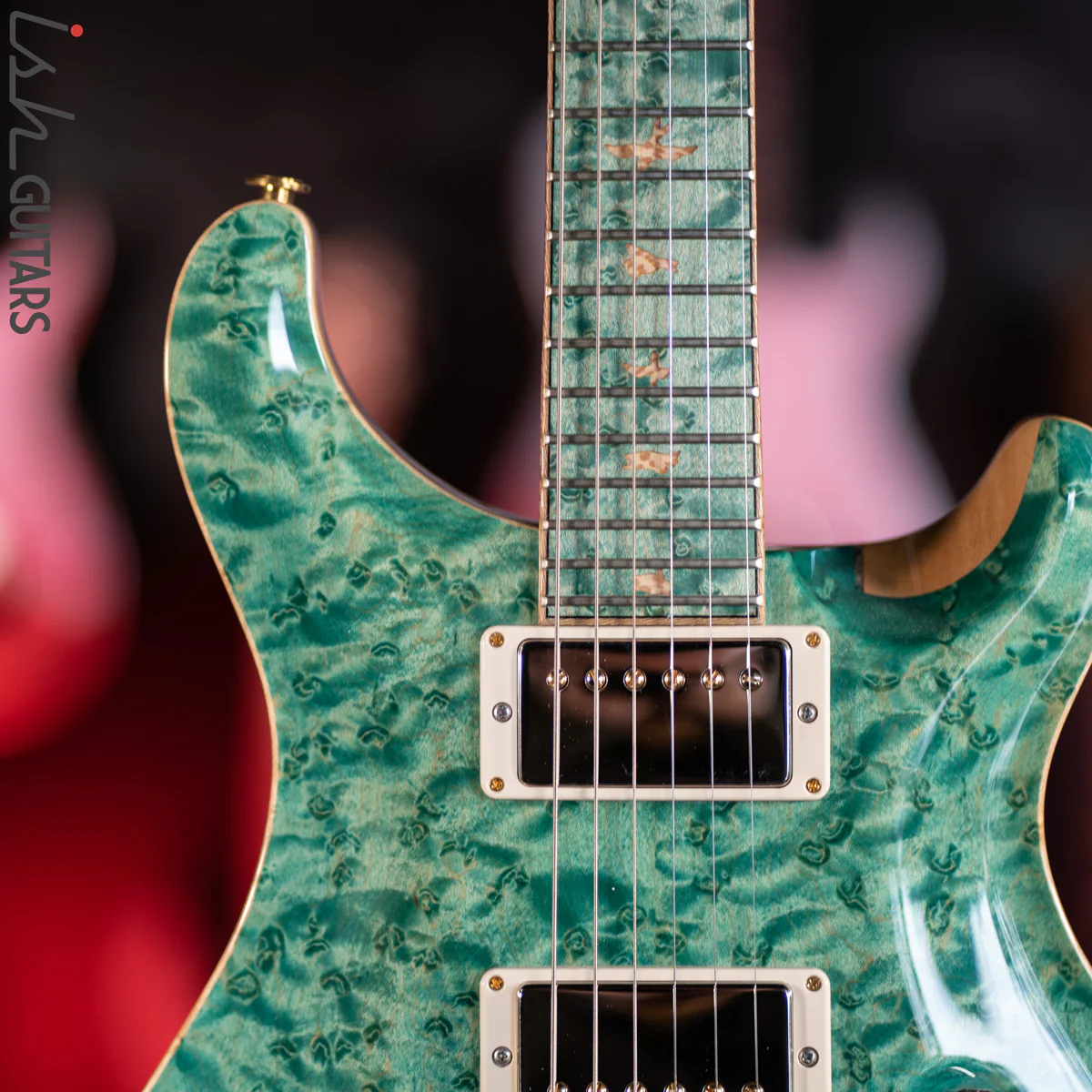 2019 PRS Private Stock Custom 24 Birdseye Maple Bahamian Blue - Image 3