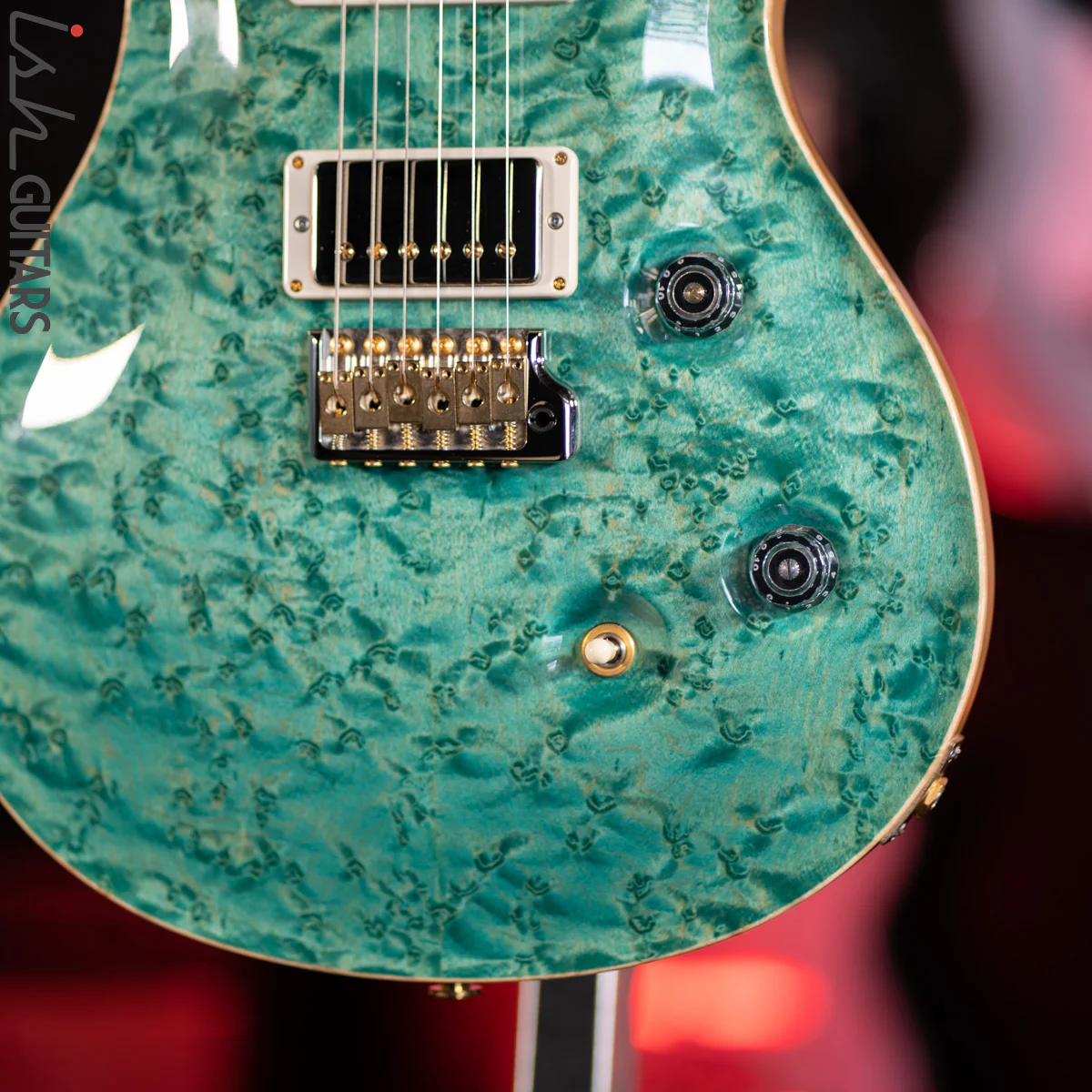 2019 PRS Private Stock Custom 24 Birdseye Maple Bahamian Blue - Image 5