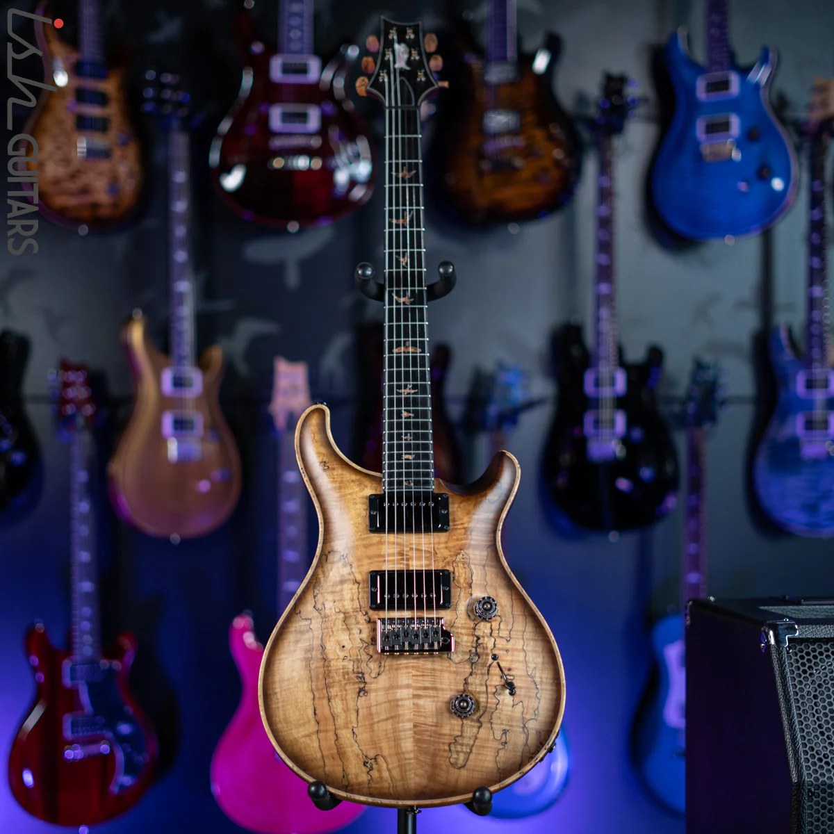 2019 PRS Private Stock Custom 24 Spalted Maple Natural Satin - Image 2