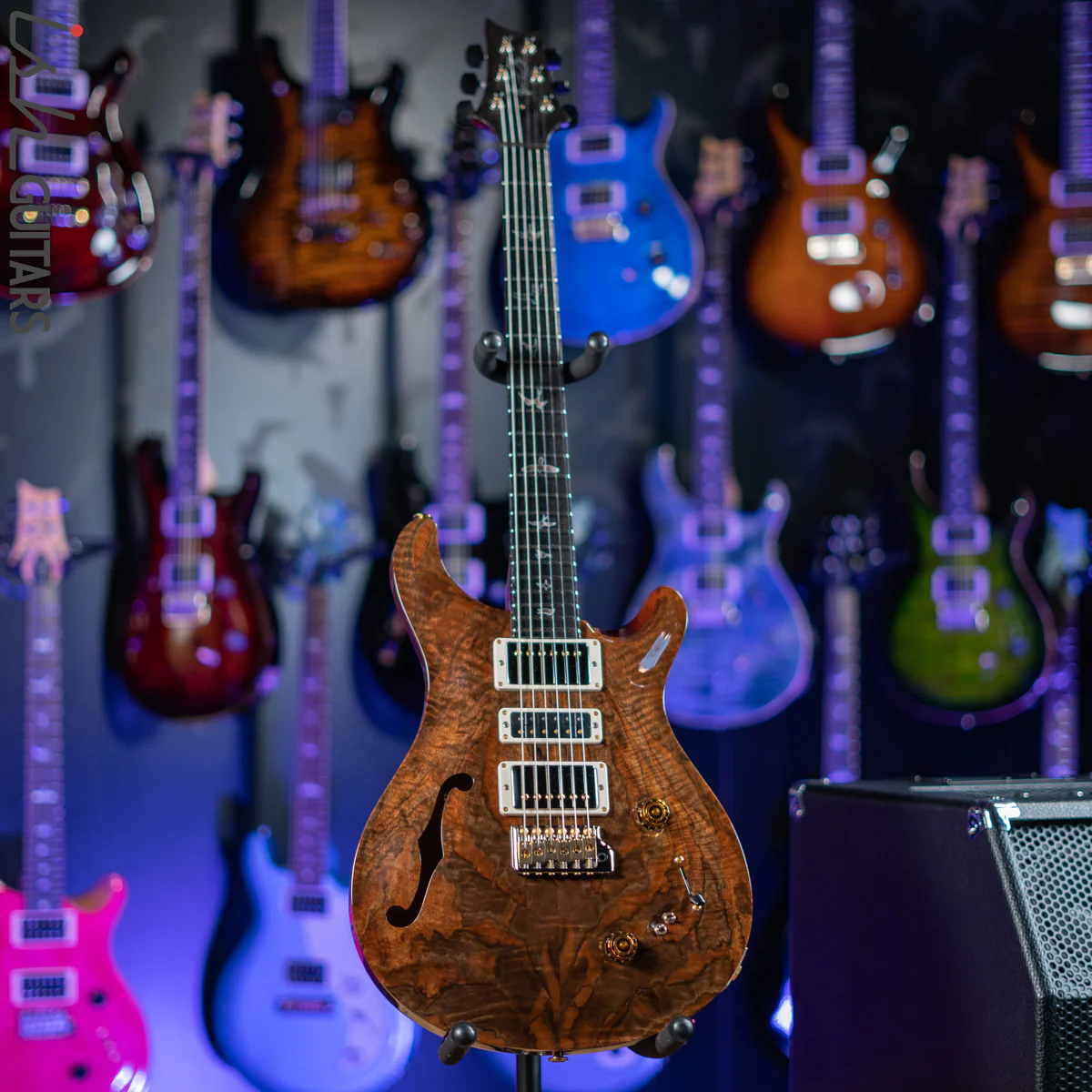 2019 PRS Private Stock Special Semi-Hollow Natural Walnut - Image 2