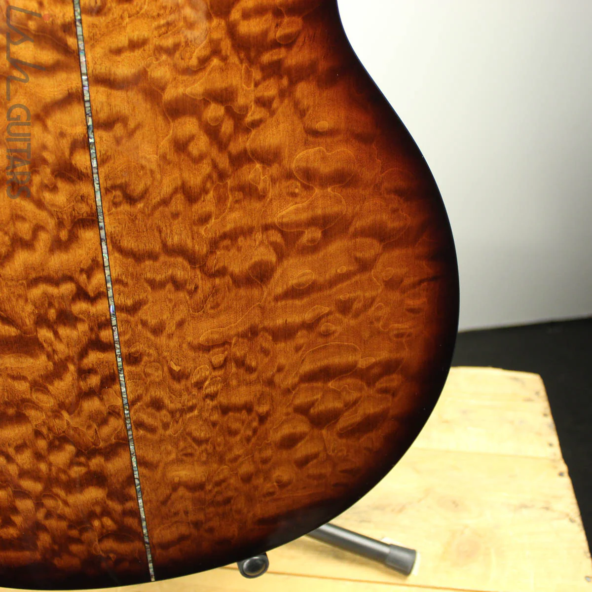 2019 PRS SE A55E Angelus Black Gold Burst Acoustic Electric B-Stock - Image 8