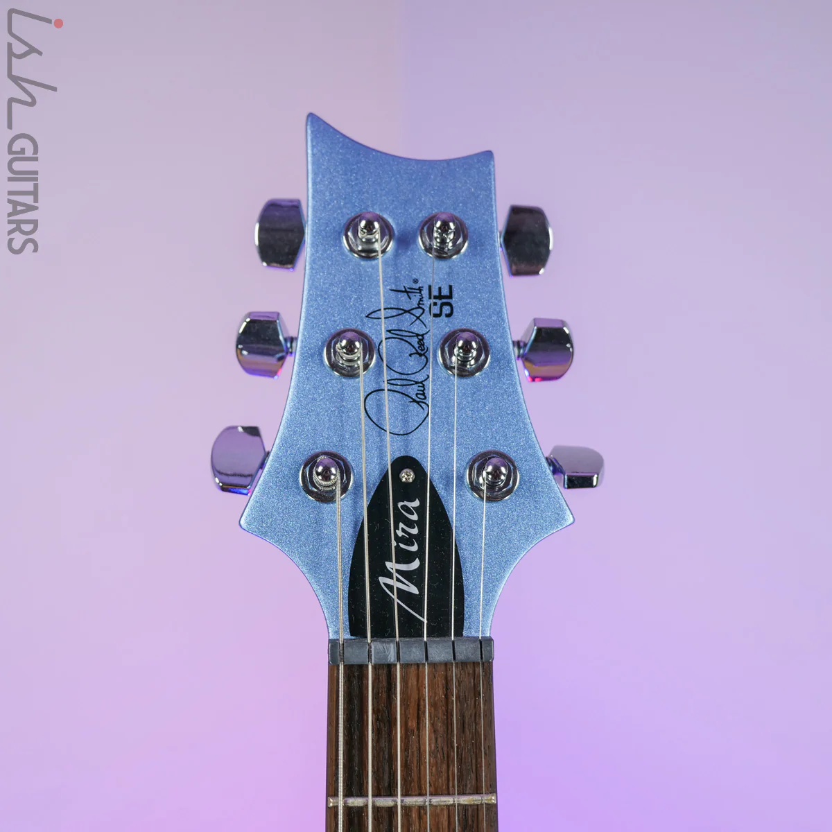 2019 PRS SE Mira Frost Blue Metallic - Image 7