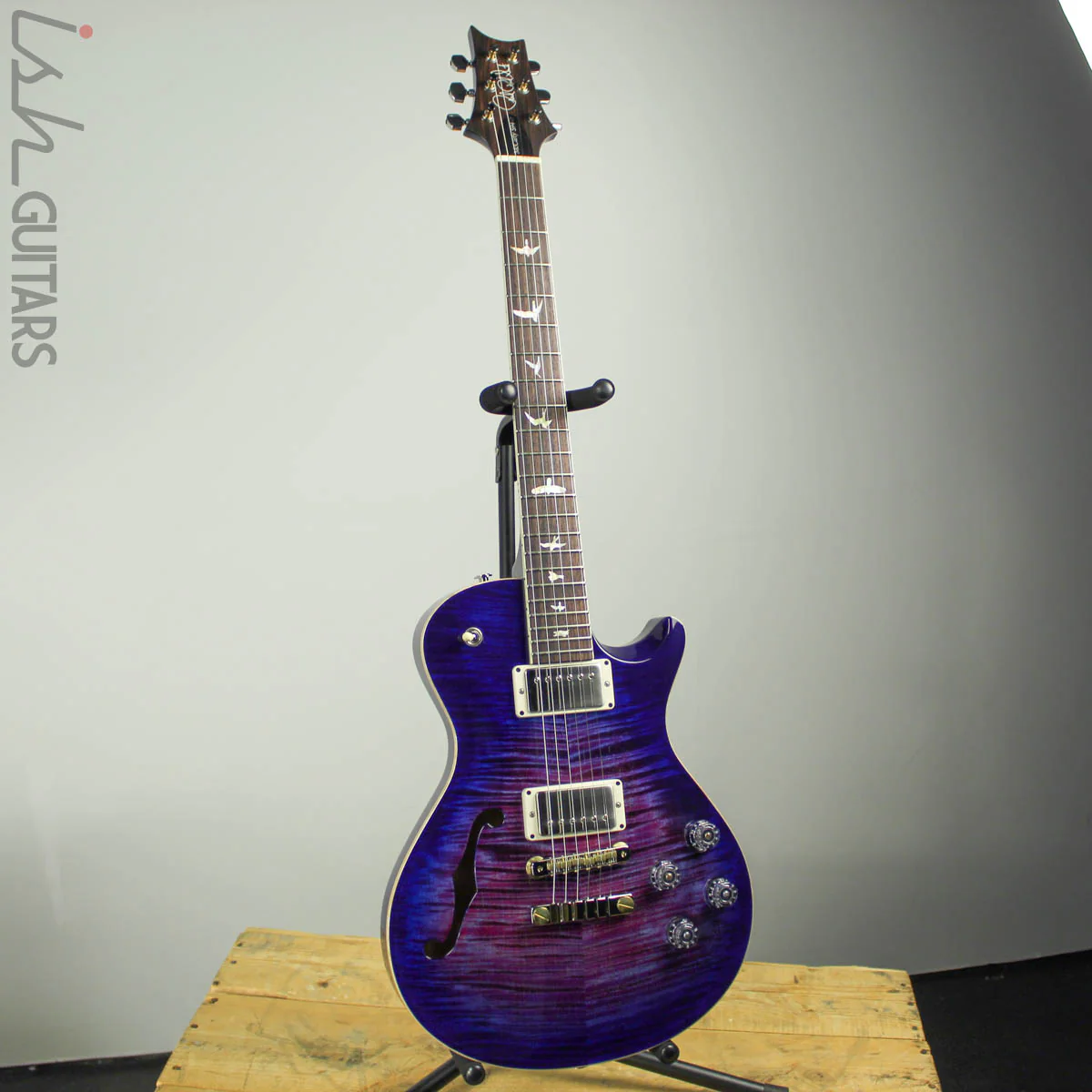 2019 PRS McCarty 594 Singlecut Semi-Hollow Limited Edition Violet Blue Burst - Image 2