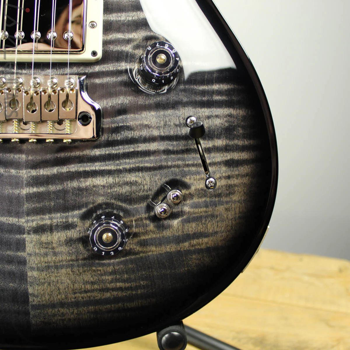 2019 PRS Special 22 Semi-Hollow Charcoal Smokewrap Custom Color - Image 3