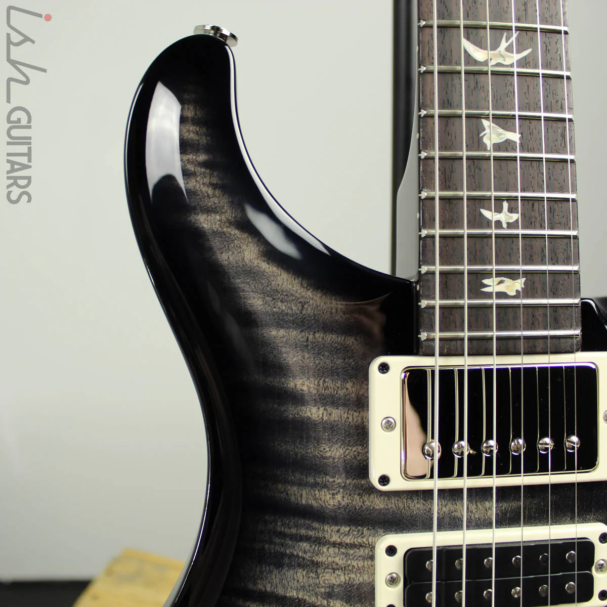 2019 PRS Special 22 Semi-Hollow Charcoal Smokewrap Custom Color - Image 4