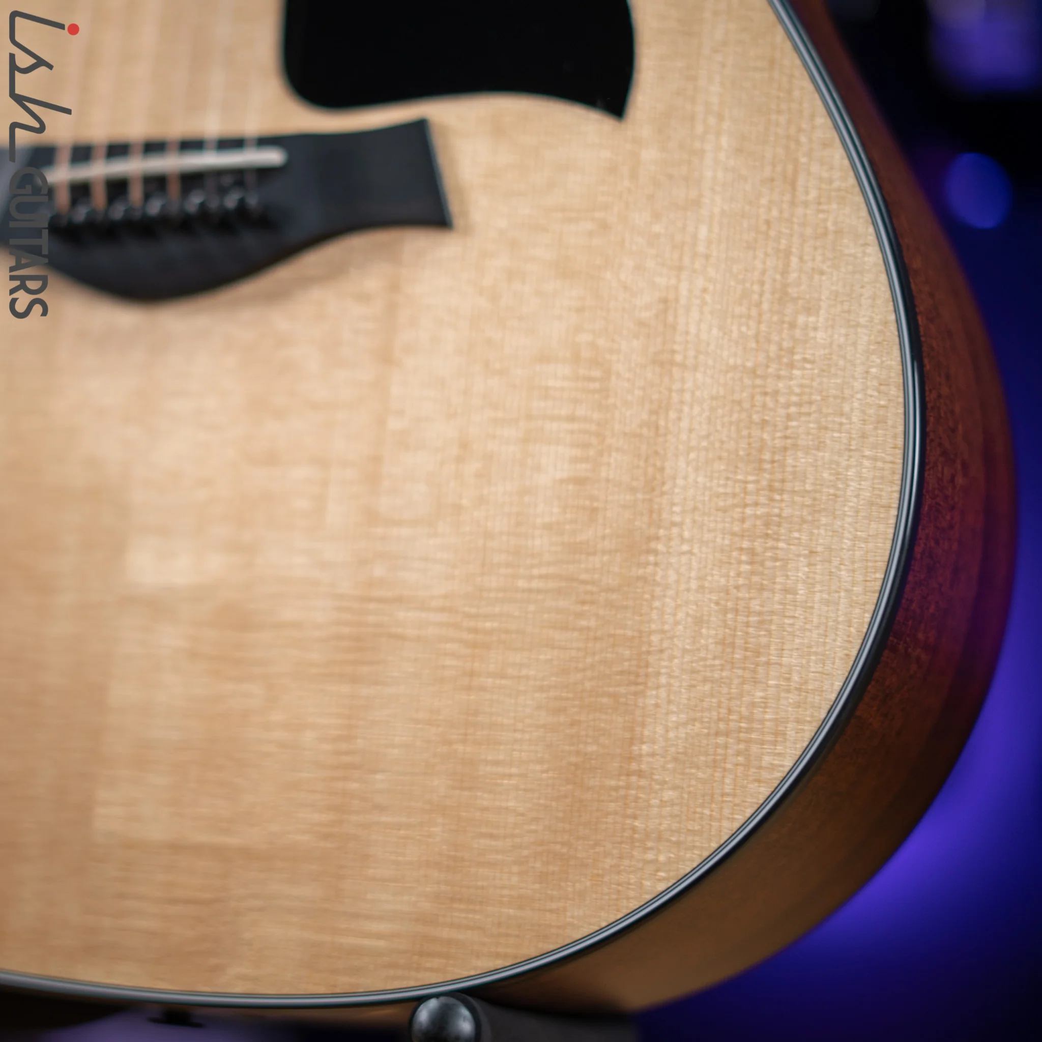 2019 Taylor 317e Grand Pacific Acoustic-Electric Guitar Natural - Image 4