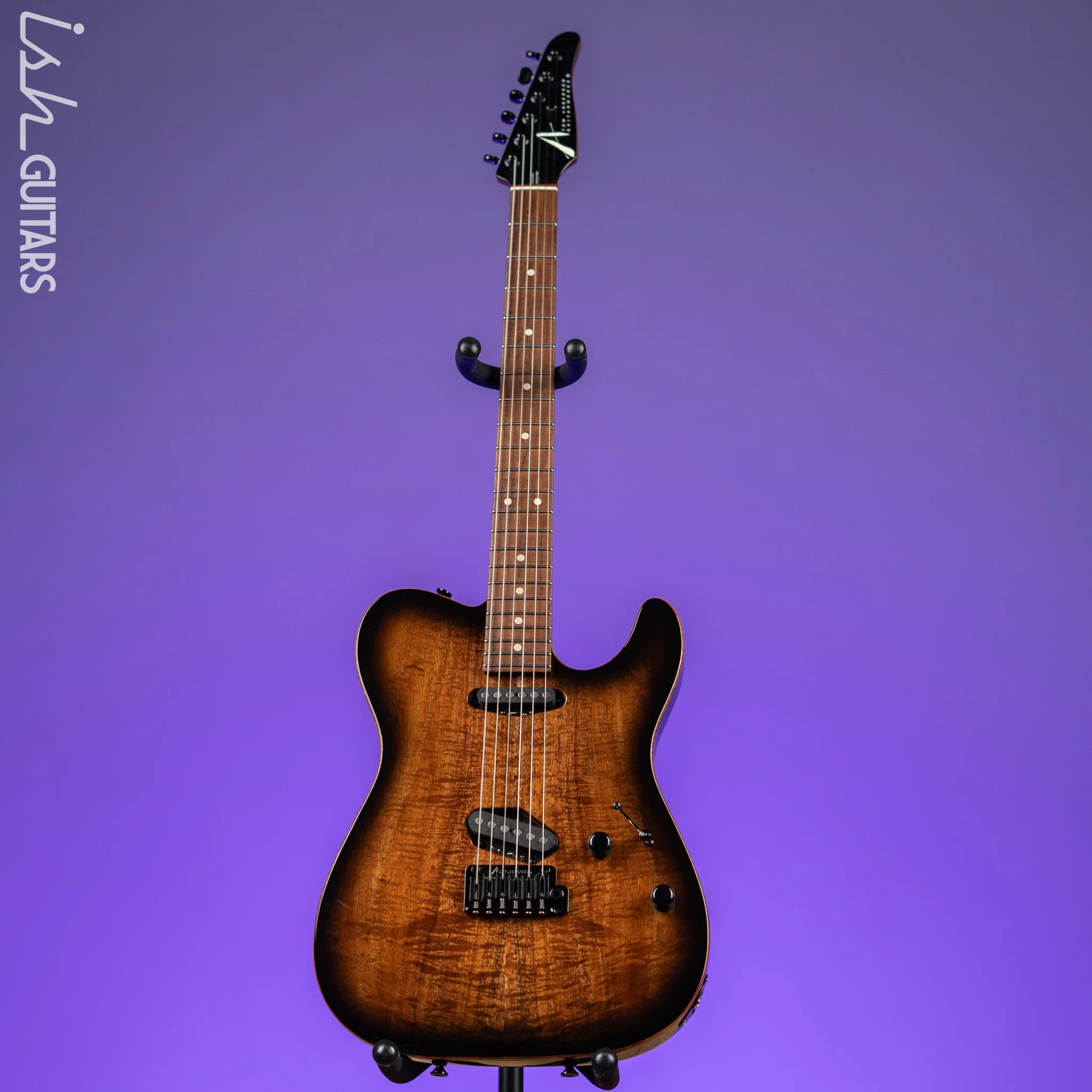2019 Tom Anderson Top T Private Reserve Koa Top Black Shaded Edge - Image 2
