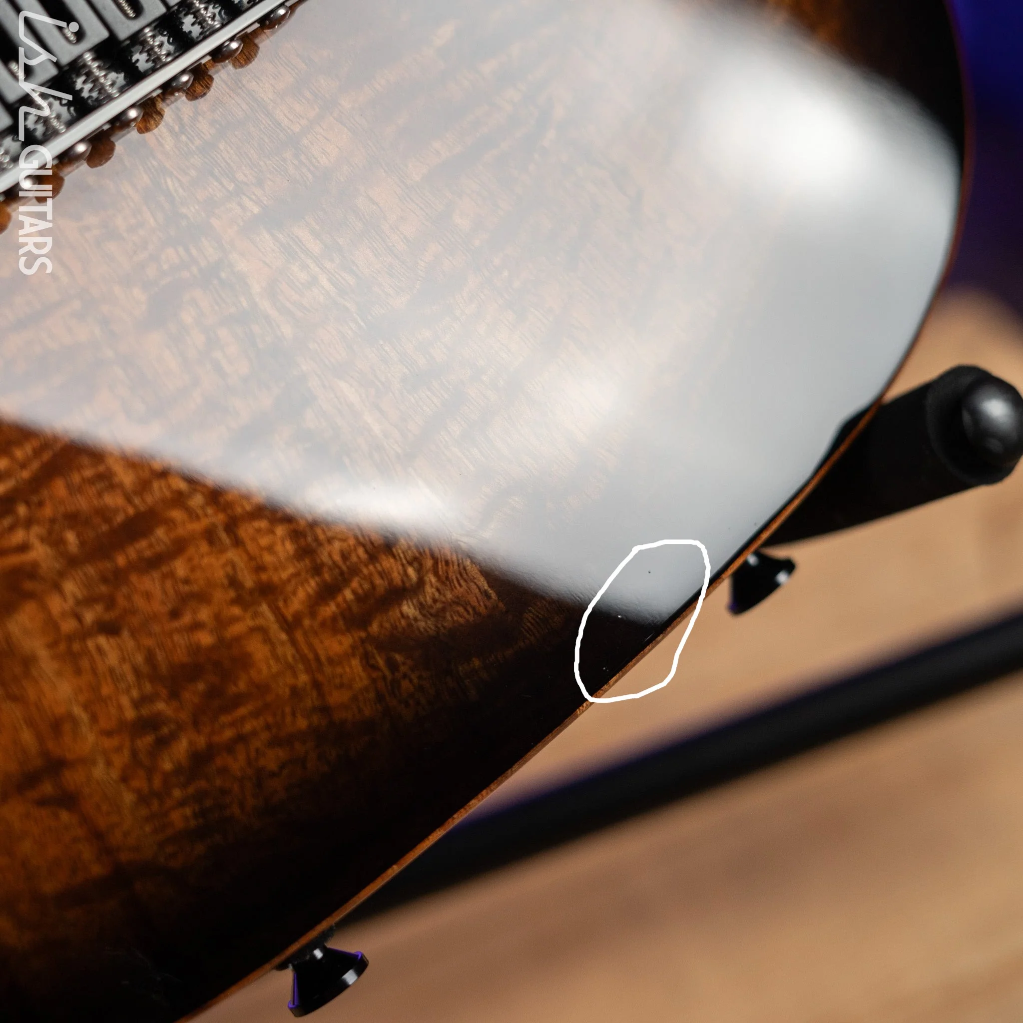 2019 Tom Anderson Top T Private Reserve Koa Top Black Shaded Edge - Image 6