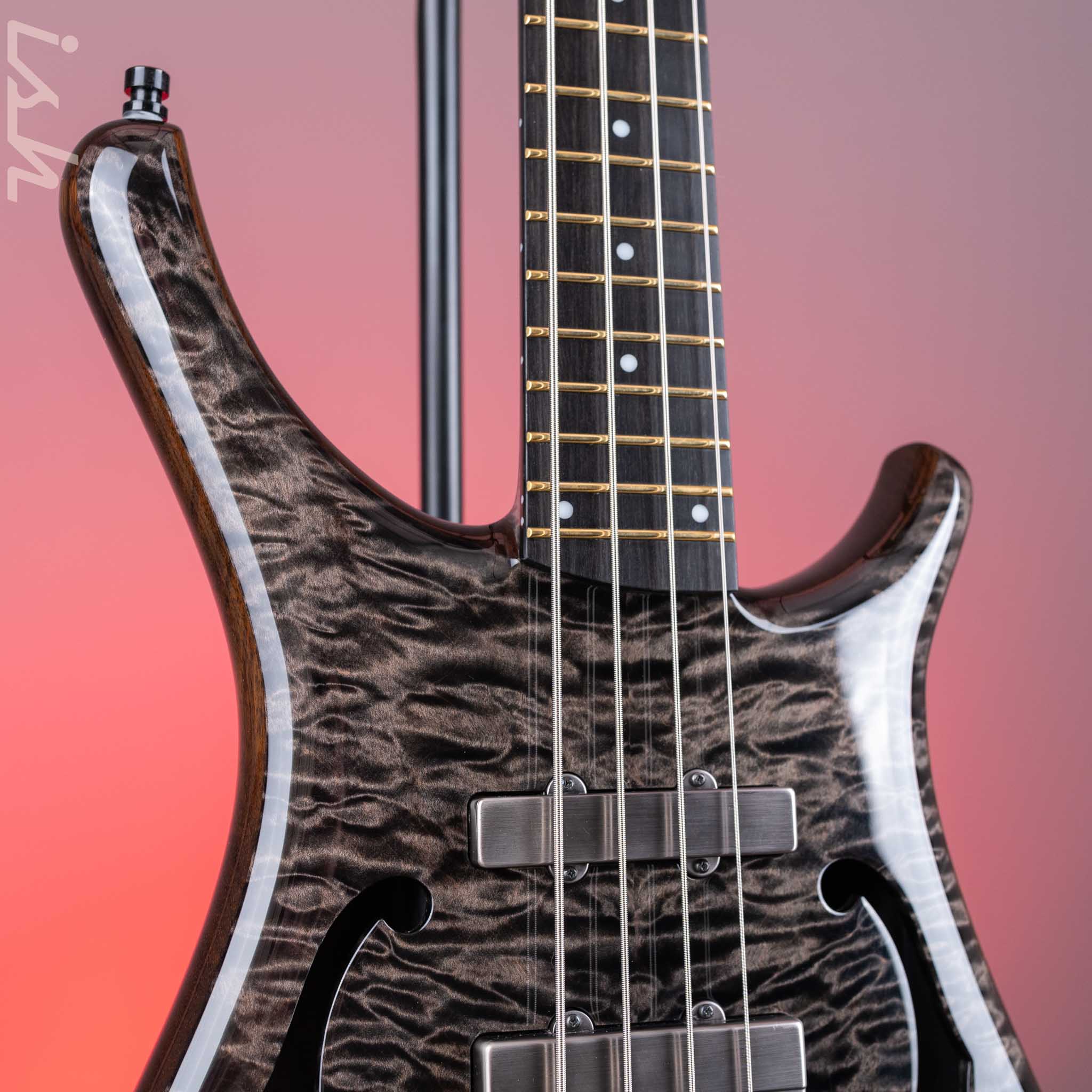 2019 Warwick Custom Shop CO Infinity Nirvana Black THP - Image 3
