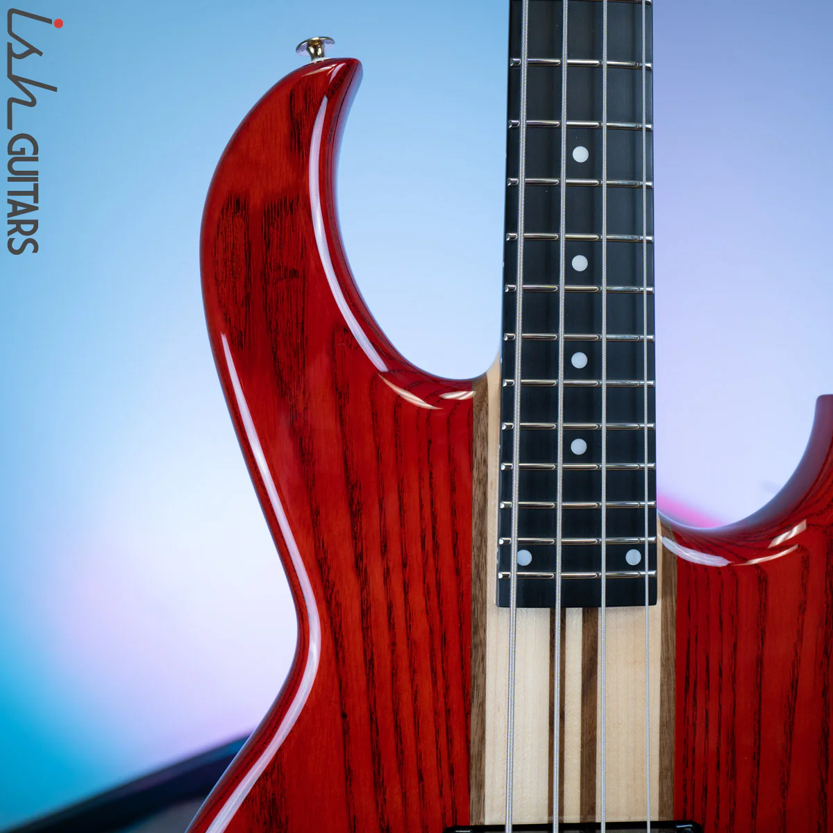 2020 Aria Pro II SB-1000B Reissue Bass Guitar Made in Japan Red - Image 3