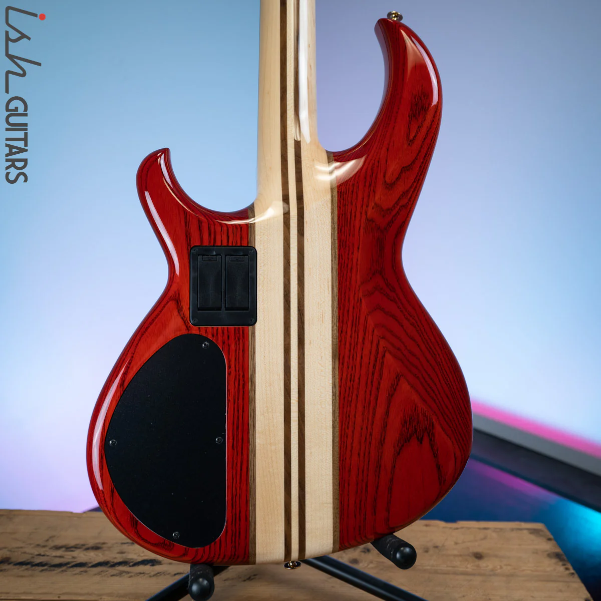 2020 Aria Pro II SB-1000B Reissue Bass Guitar Made in Japan Red - Image 8