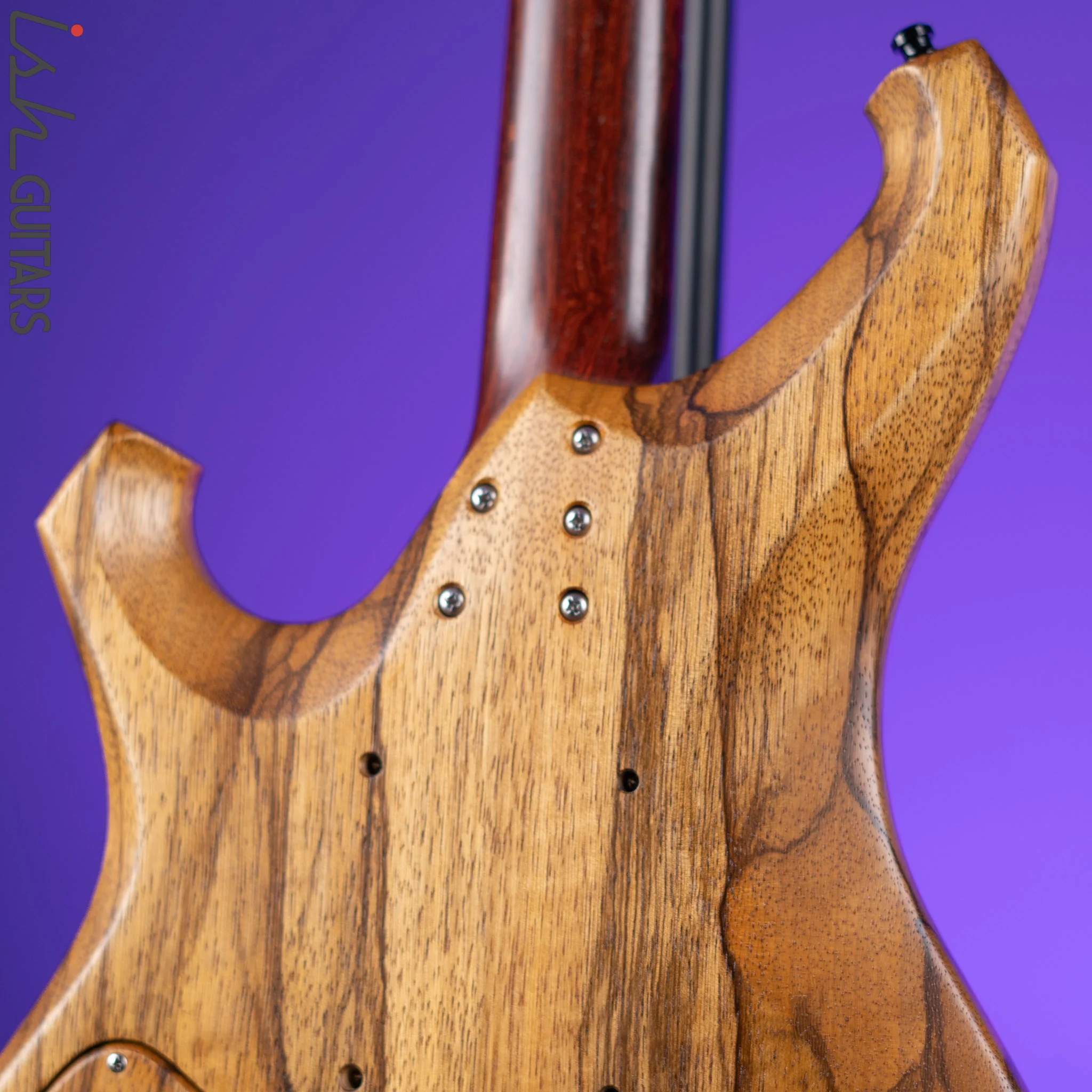 2020 Barlow Guitars Cocobolo Falcon II Natural - Image 10