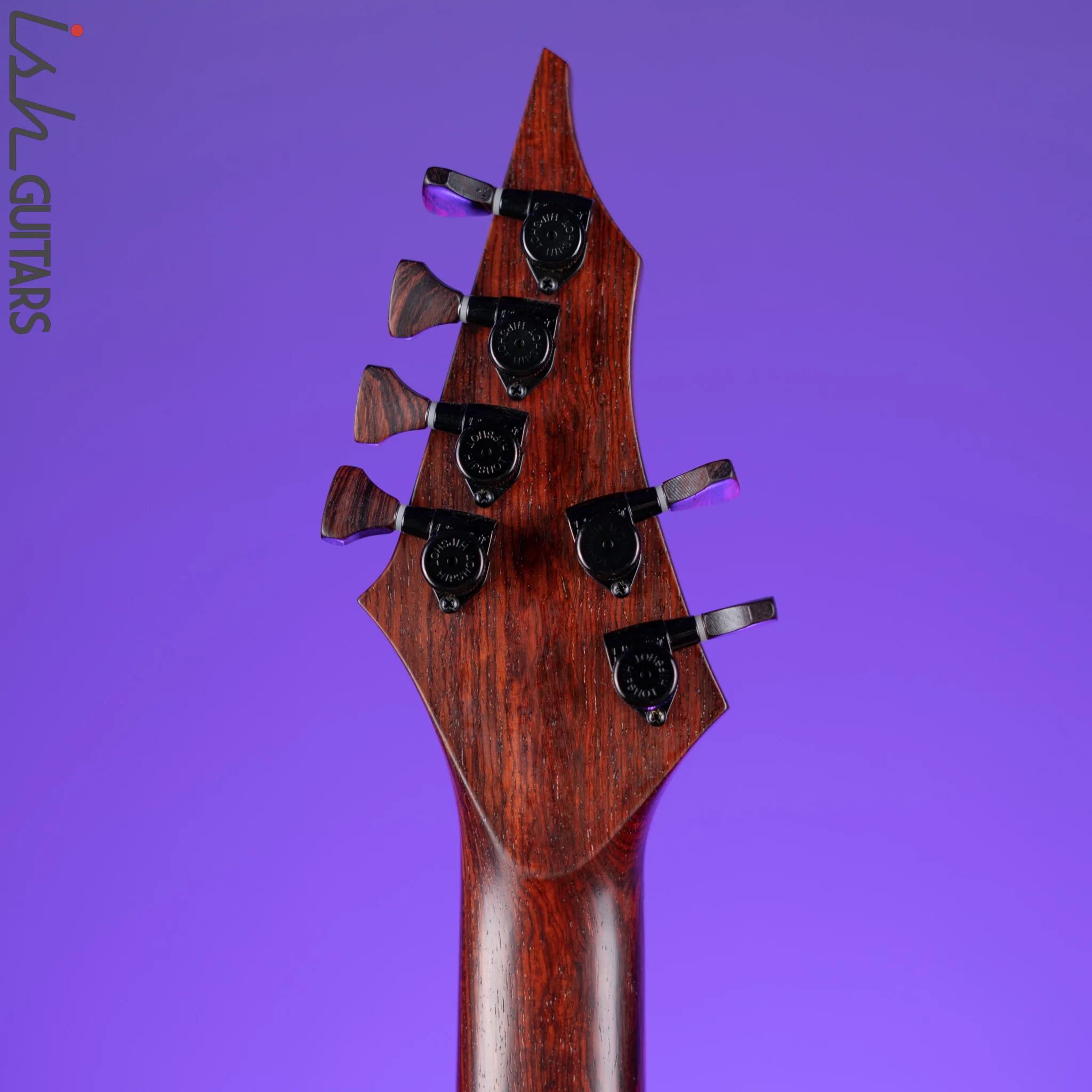 2020 Barlow Guitars Cocobolo Falcon II Natural - Image 12