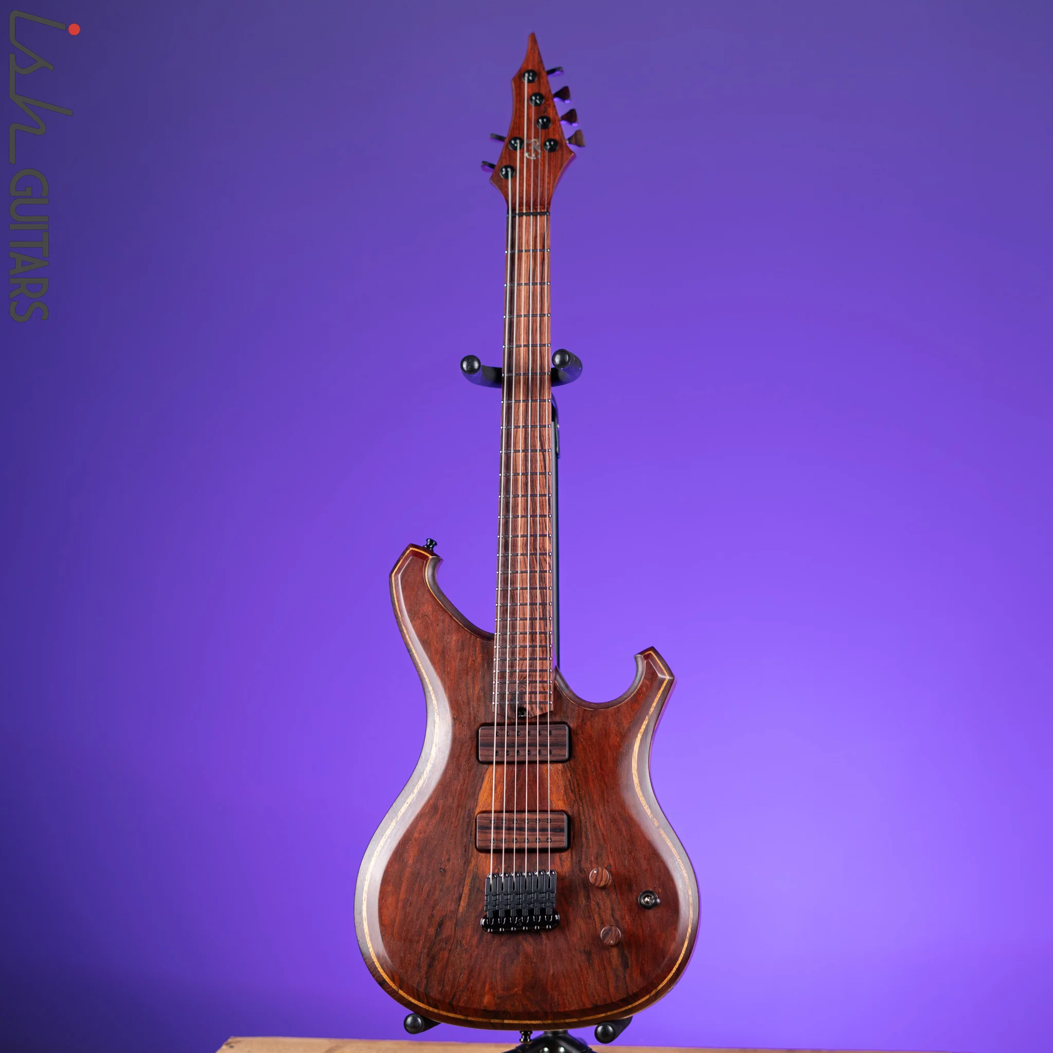 2020 Barlow Guitars Cocobolo Falcon II Natural - Image 2