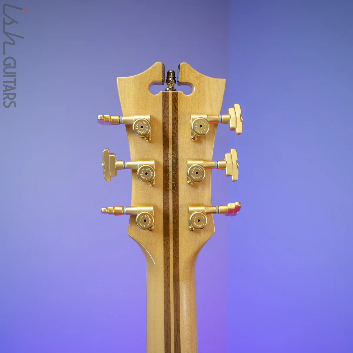 D'Angelico Brighton USA Custom Shop Gold Burl - Image 11