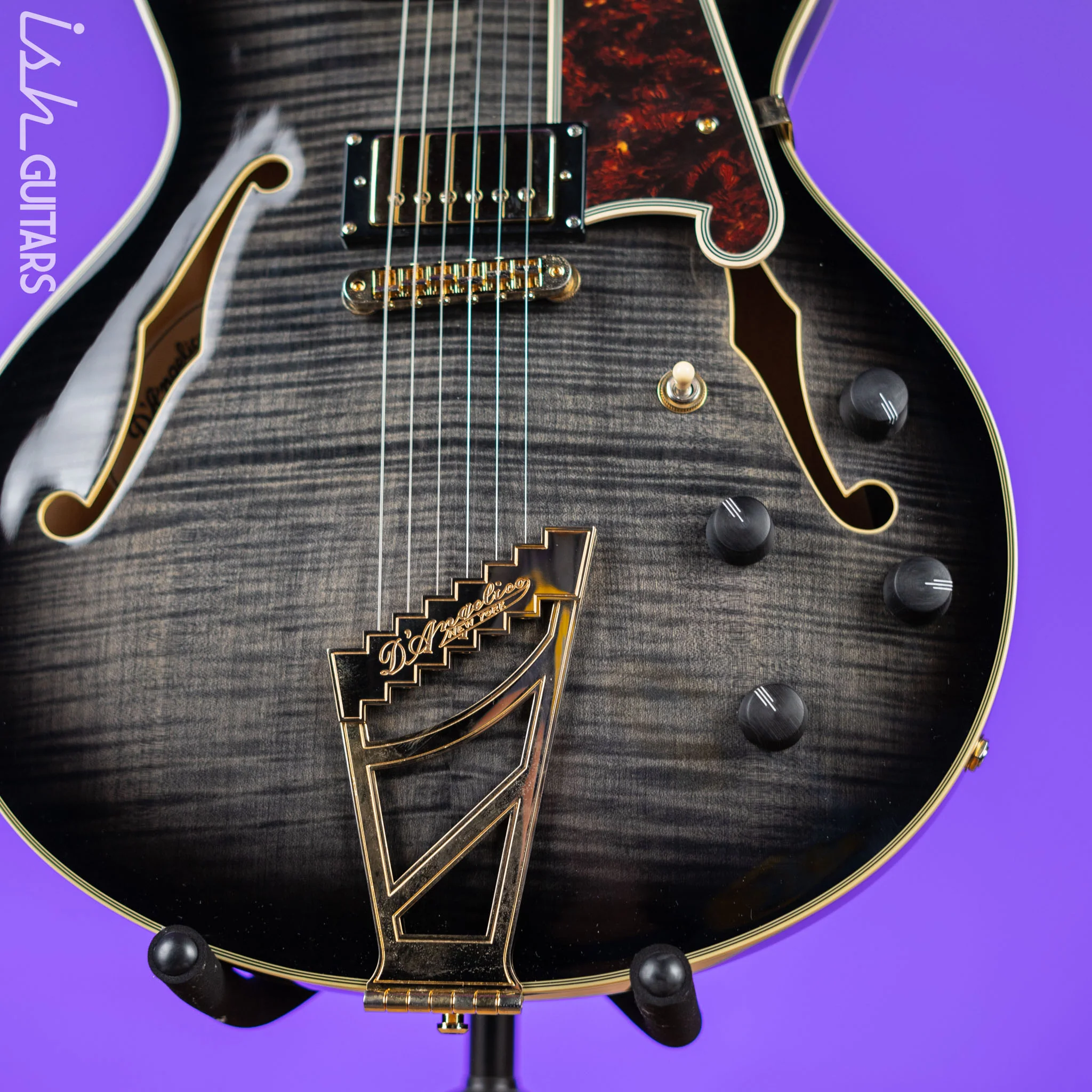 2020 D'Angelico EX-DC Grey Black - Image 4