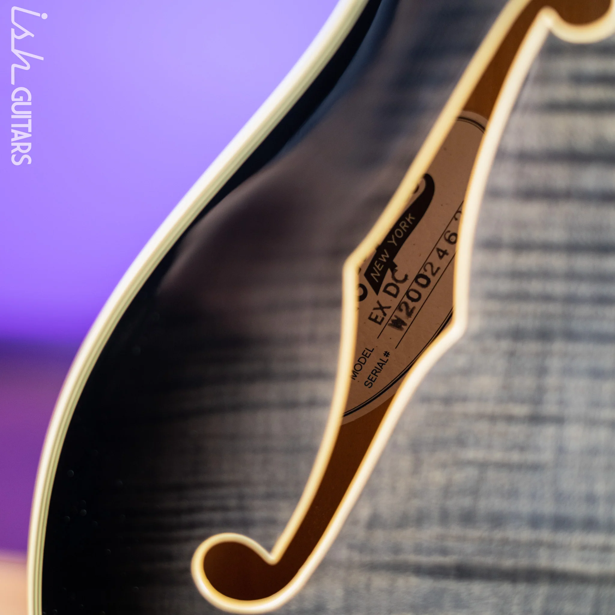 2020 D'Angelico EX-DC Grey Black - Image 7