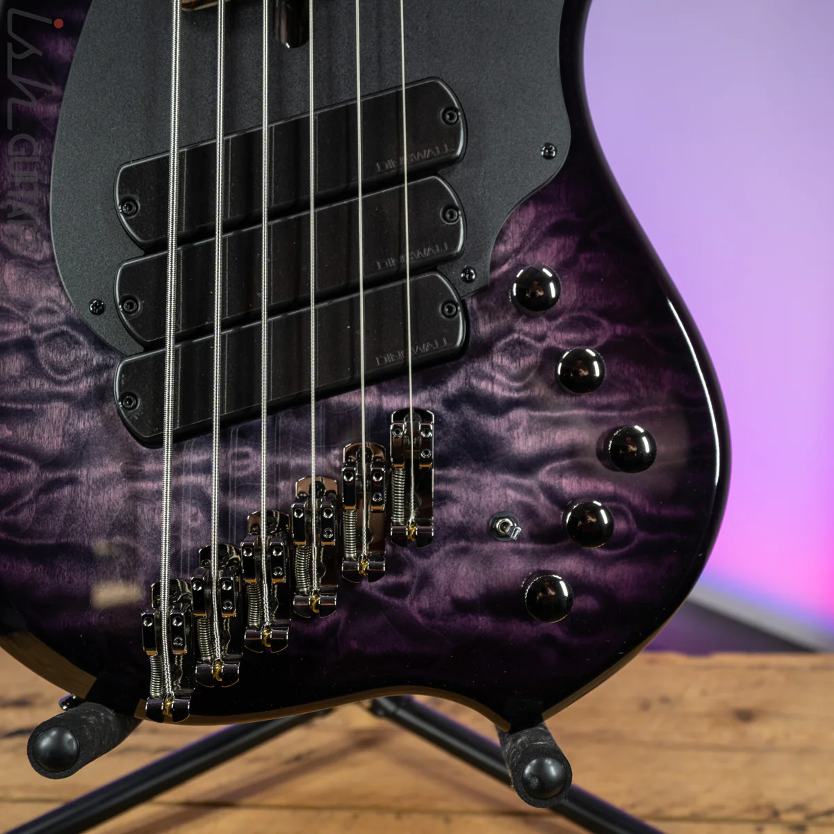 Dingwall 10th Anniversary Combustion 6-String 3 PUP Amethystburst Pau Ferro Fretboard - Image 4