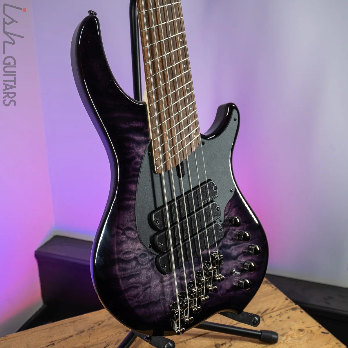 Dingwall 10th Anniversary Combustion 6-String 3 PUP Amethystburst Pau Ferro Fretboard - Image 5