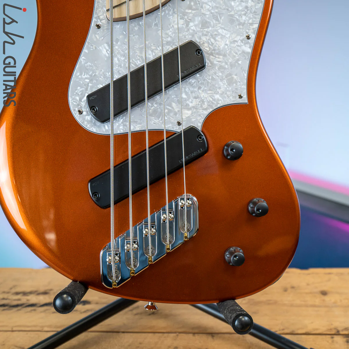Dingwall Super J 5-String Candy Tangerine - Image 4