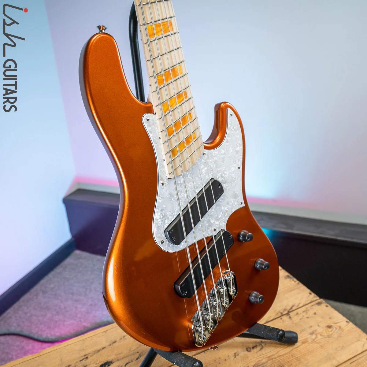Dingwall Super J 5-String Candy Tangerine - Image 5