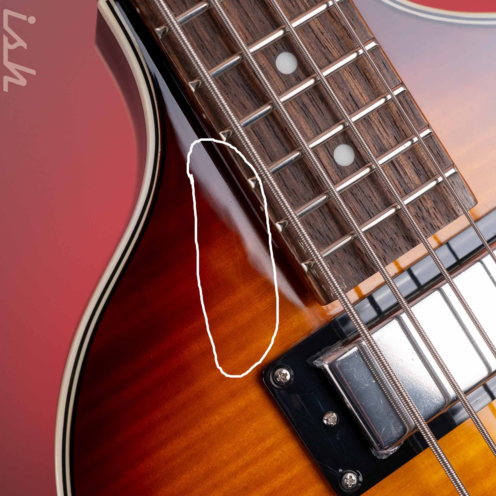 2020 Epiphone Viola Vintage Sunburst - Image 5