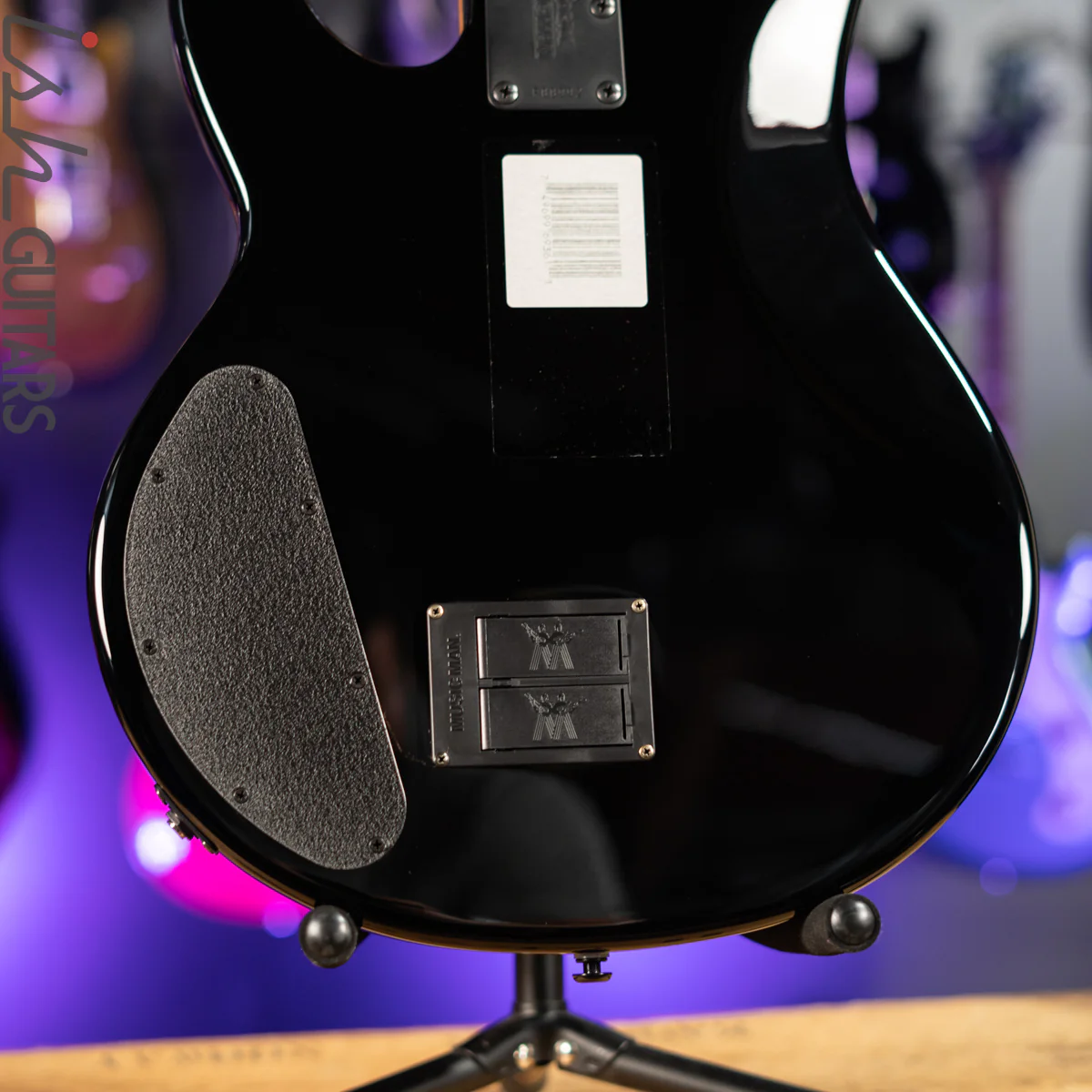 2020 Ernie Ball Music Man Stingray Special HH 4-String Bass Black Ebony Fretboard - Image 10