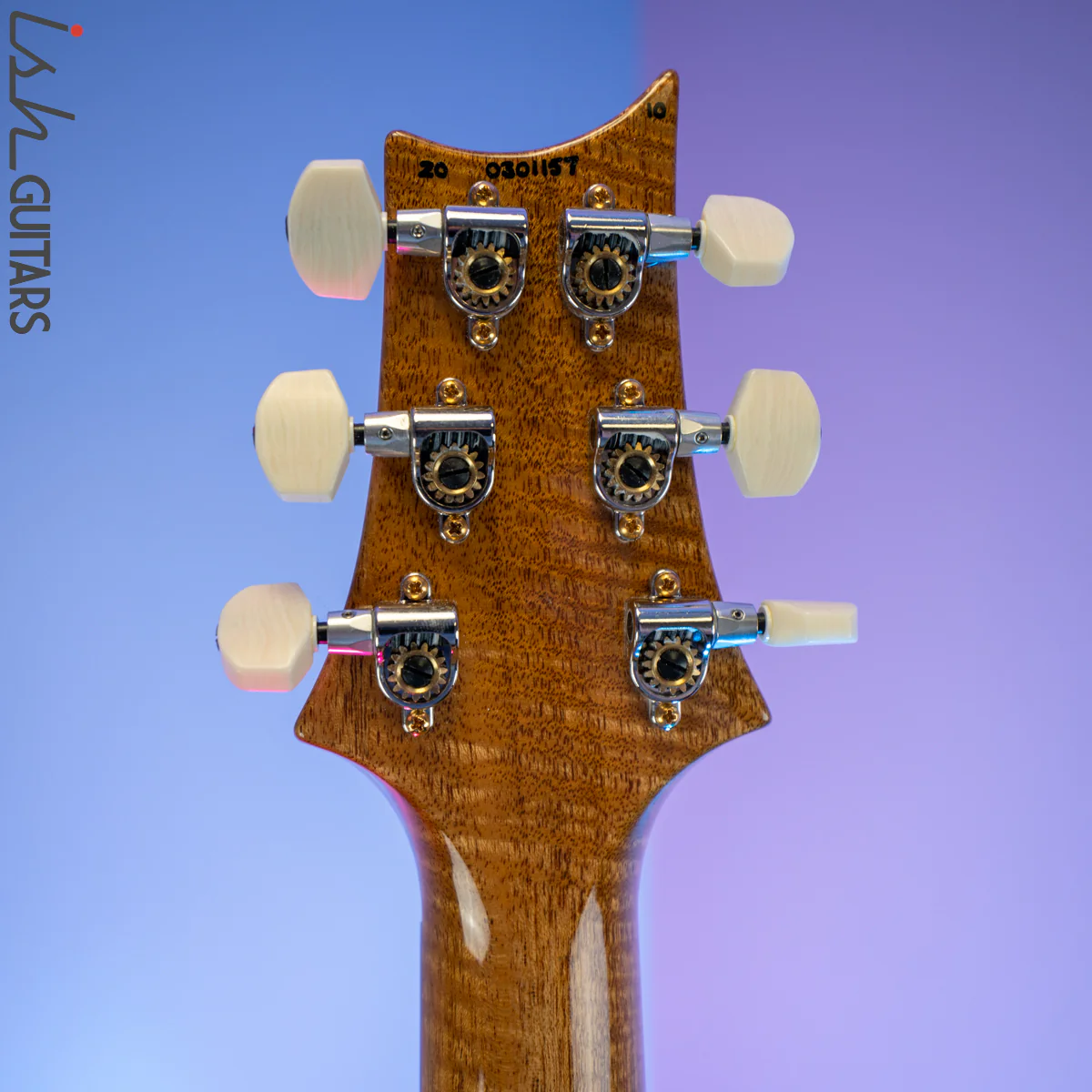 2020 Experience Paul Reed Smith PRS Modern Eagle V Custom Color River Blue Burst 10 Top - Image 13