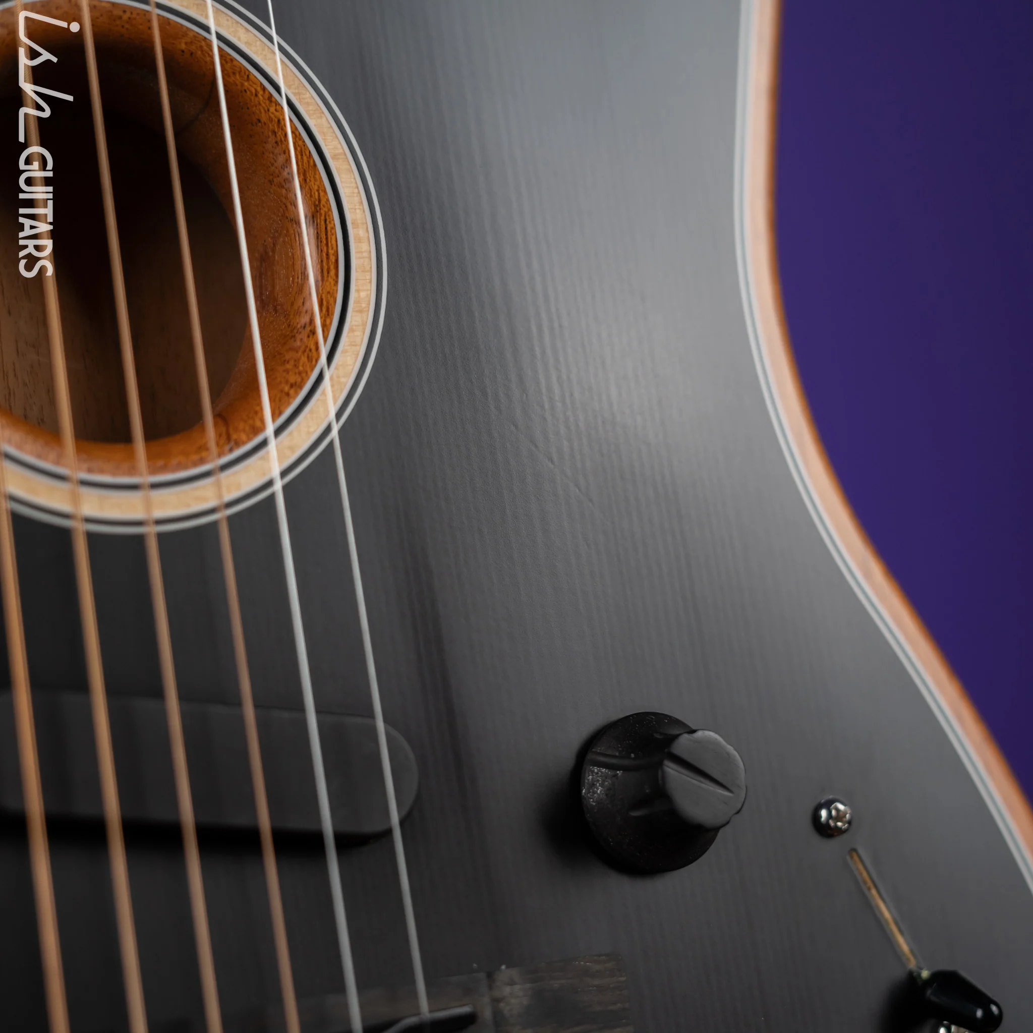 2020 Fender Acoustasonic Stratocaster Black - Image 6