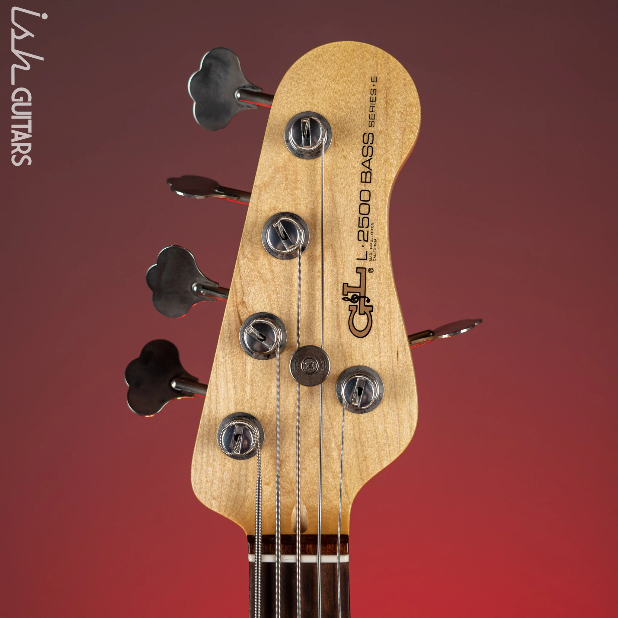 2020 G&L CLF Research L-2500 Bass Guitar Series E Blue Flake - Image 5