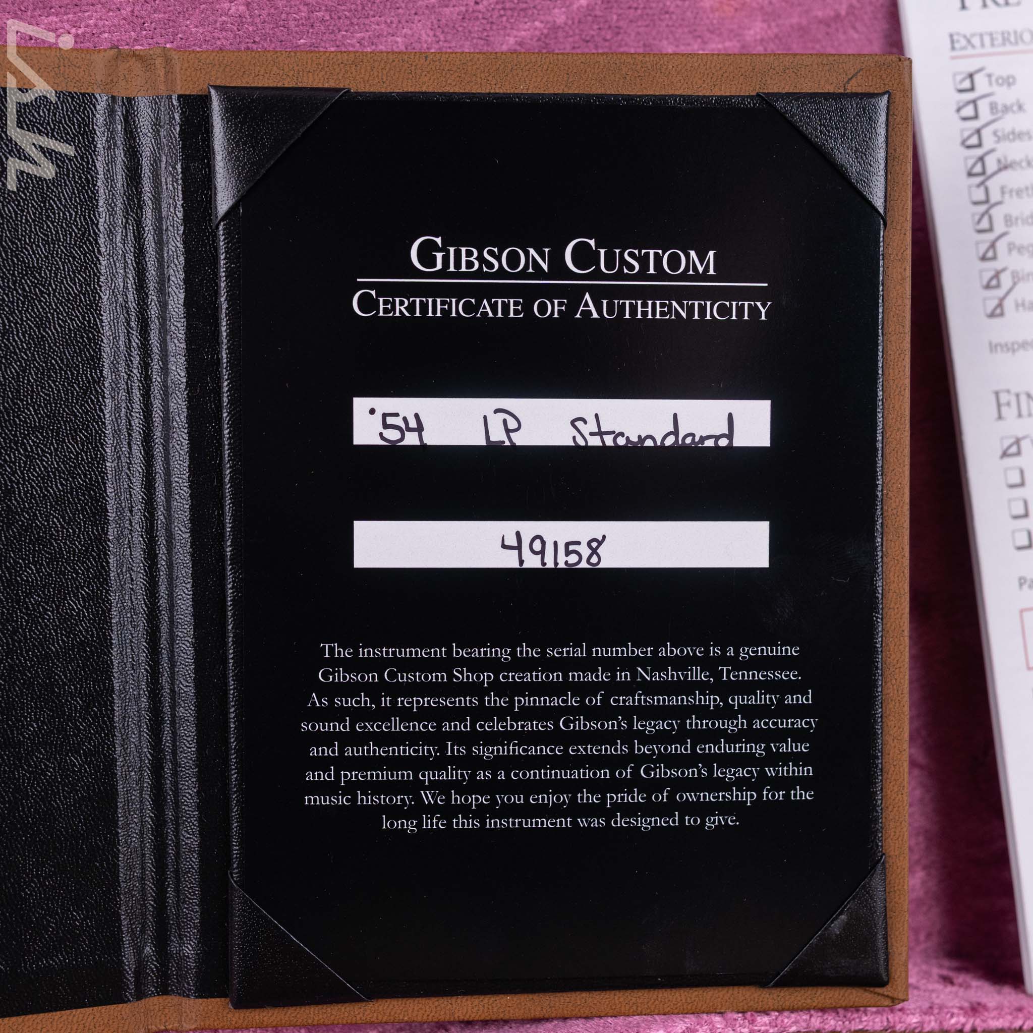 2020 Gibson Custom Shop 1954 Les Paul Standard Reissue R4 50's Neck - Image 20