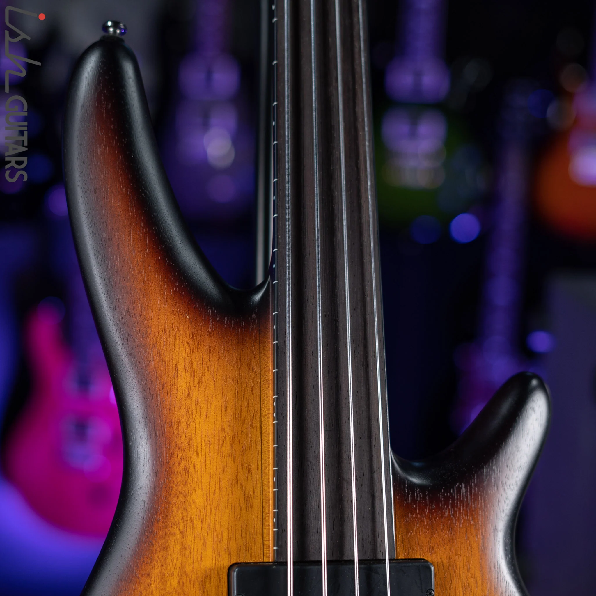 2020 Ibanez SDGR SF700 Bass Brown Burst Flat - Image 3