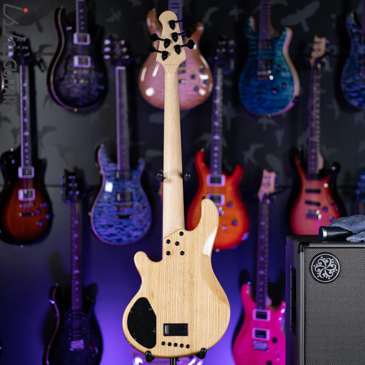2020 Lakland Skyline Series 55-01 5-String Bass Natural Spalted Maple - Image 7