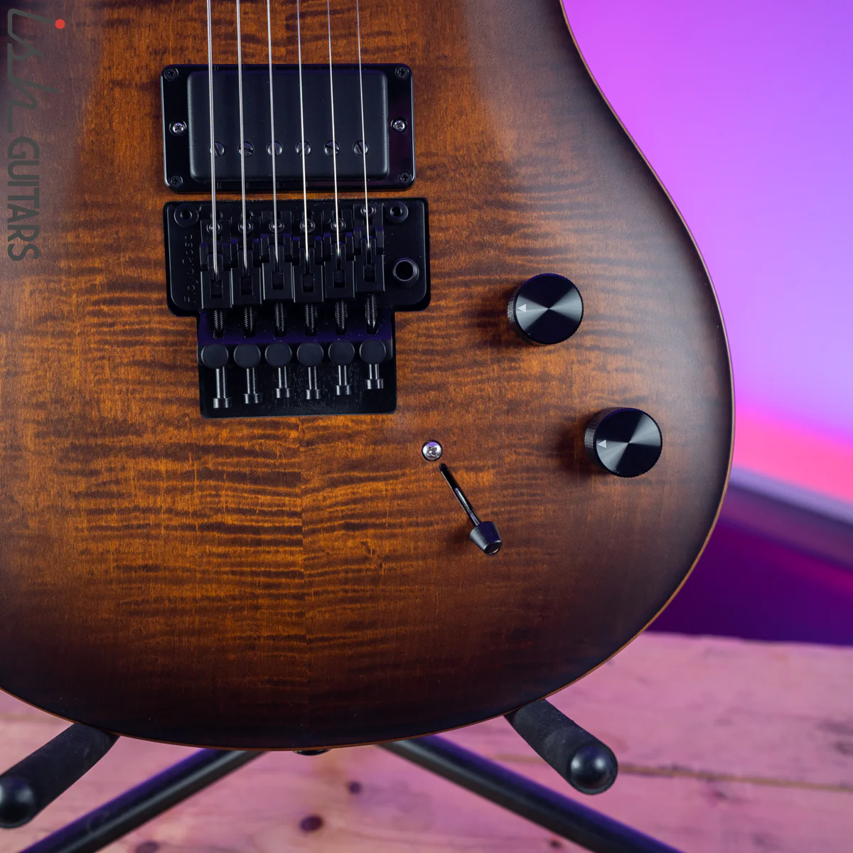 2020 PRS Dustie Waring DW CE 24 Floyd Burnt Amber Smokeburst - Image 4