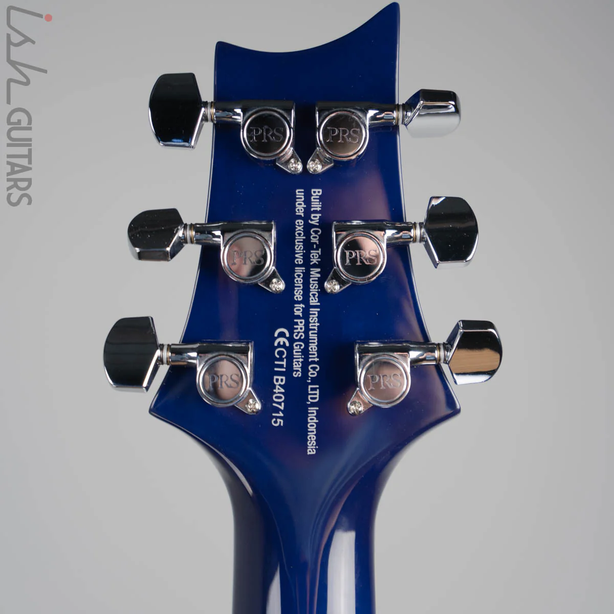 2020 PRS SE Standard 24 Translucent Blue - Image 9