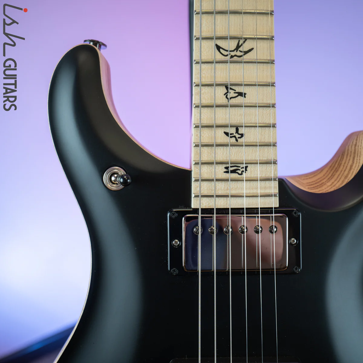 2020 Paul Reed Smith PRS Wood Library McCarty 594 Black Satin Ash Maple Neck - Image 3