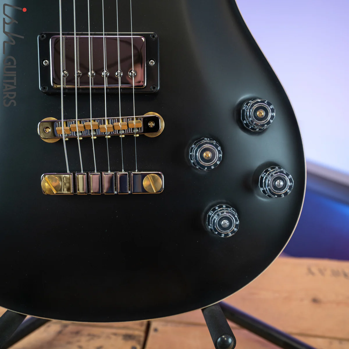 2020 Paul Reed Smith PRS Wood Library McCarty 594 Black Satin Ash Maple Neck - Image 4