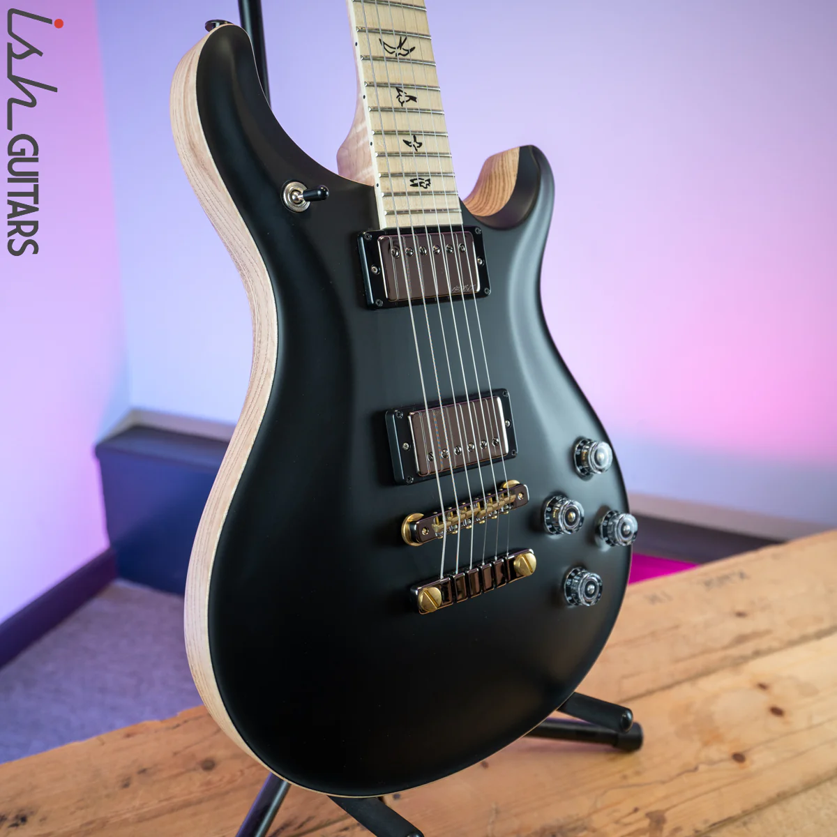2020 Paul Reed Smith PRS Wood Library McCarty 594 Black Satin Ash Maple Neck - Image 5