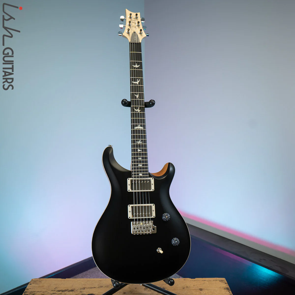 PRS CE 24 Satin Nitro 57/08 Ebony Fretboard Black - Image 2