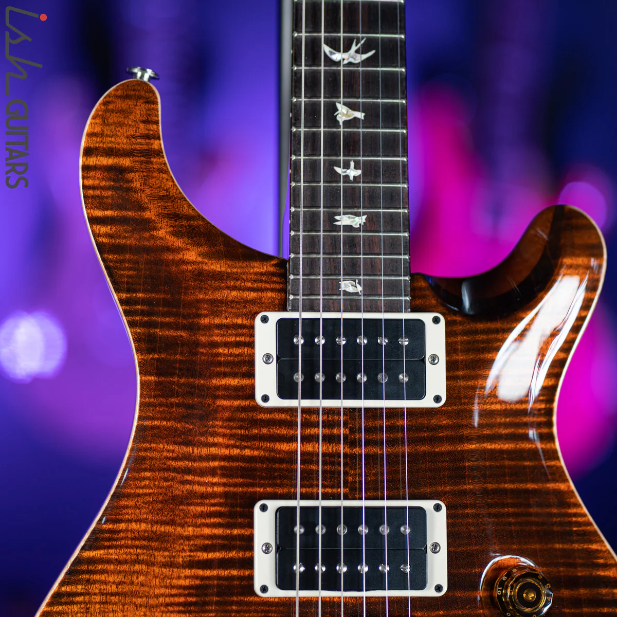 2021 PRS Custom 24 Orange Tiger - Image 3