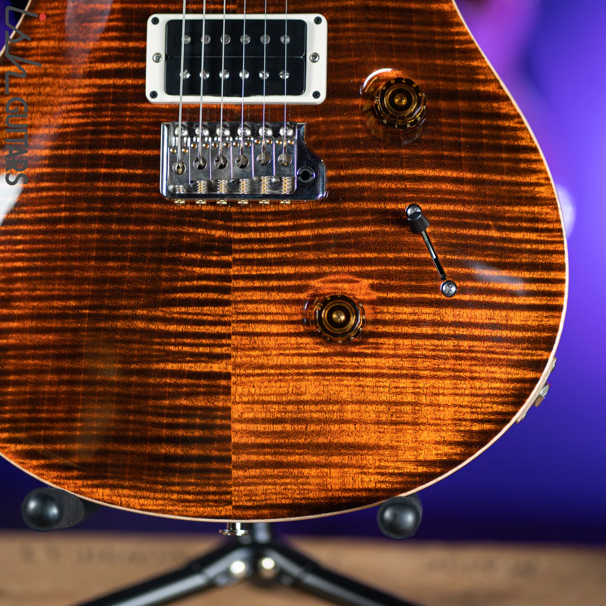 2021 PRS Custom 24 Orange Tiger - Image 4
