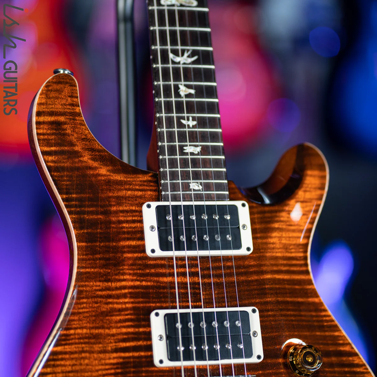 2021 PRS Custom 24 Orange Tiger - Image 5