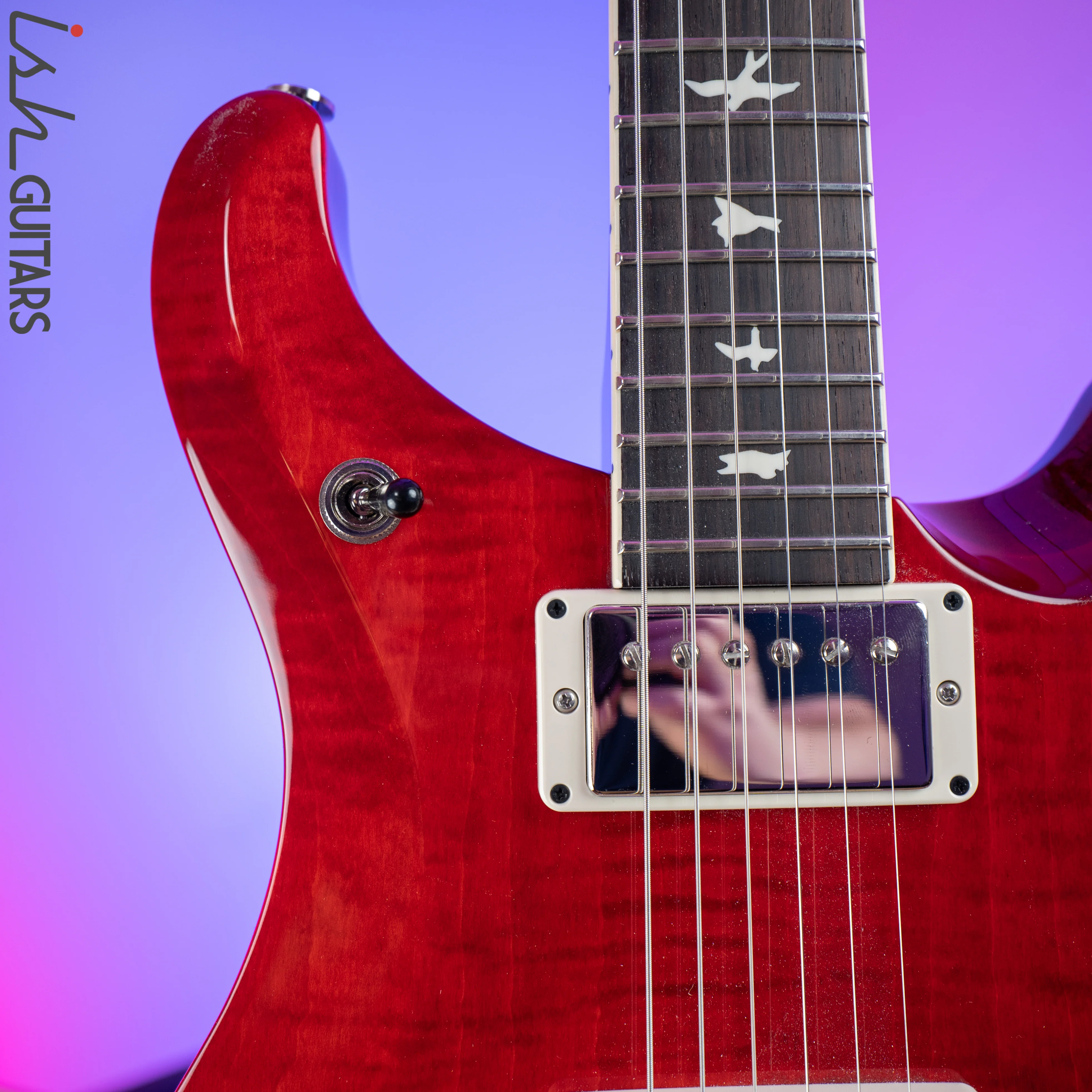 2020 PRS Paul Reed Smith S2 McCarty 594 Scarlet Red - Image 3