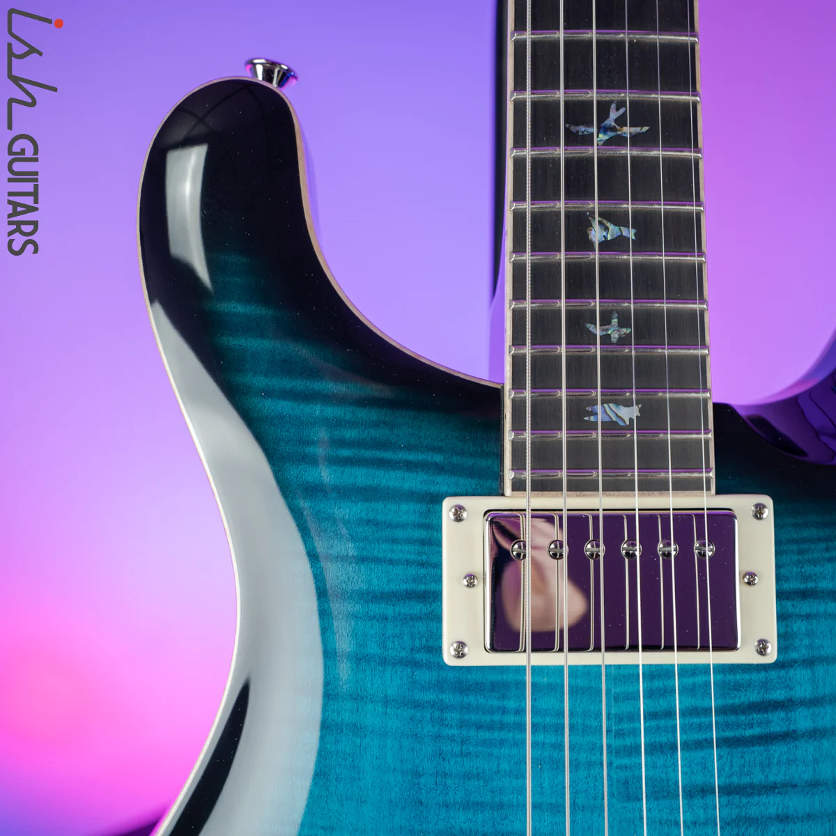 2020 PRS Paul Reed Smith SE Hollowbody II Piezo Peacock Blue - Image 4
