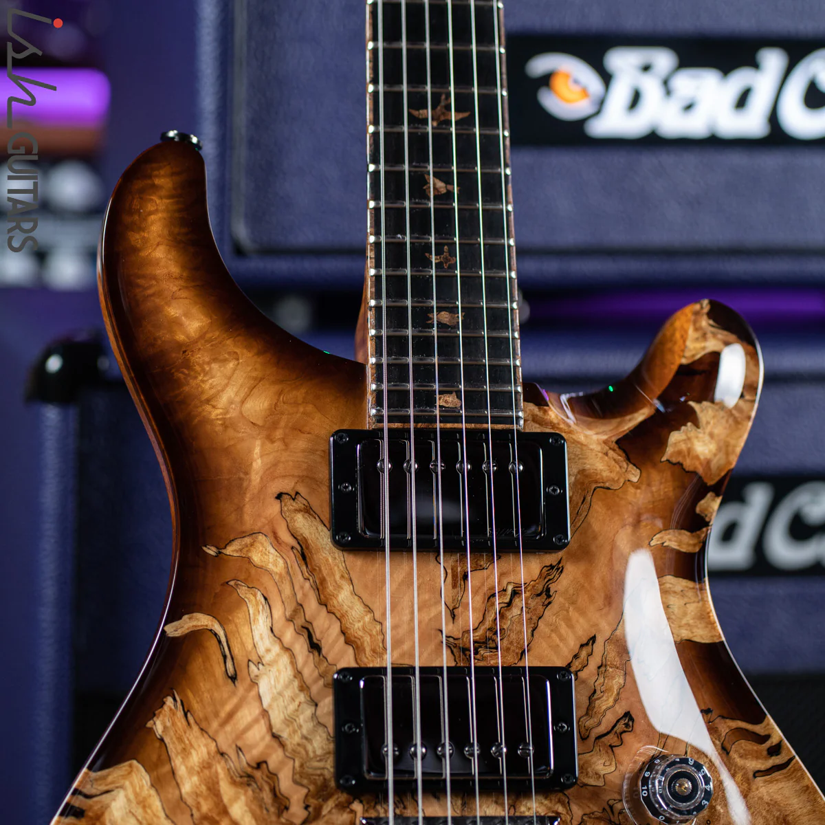 2020 PRS Private Stock Custom 24 Spalted Maple Smoked Burst - Image 3