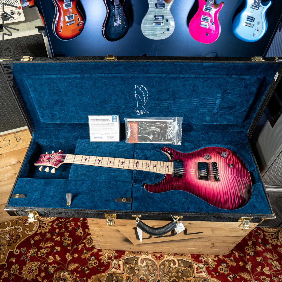 2020 NAMM Display PRS Private Stock McCarty Midnight Orchid Glow - Image 19