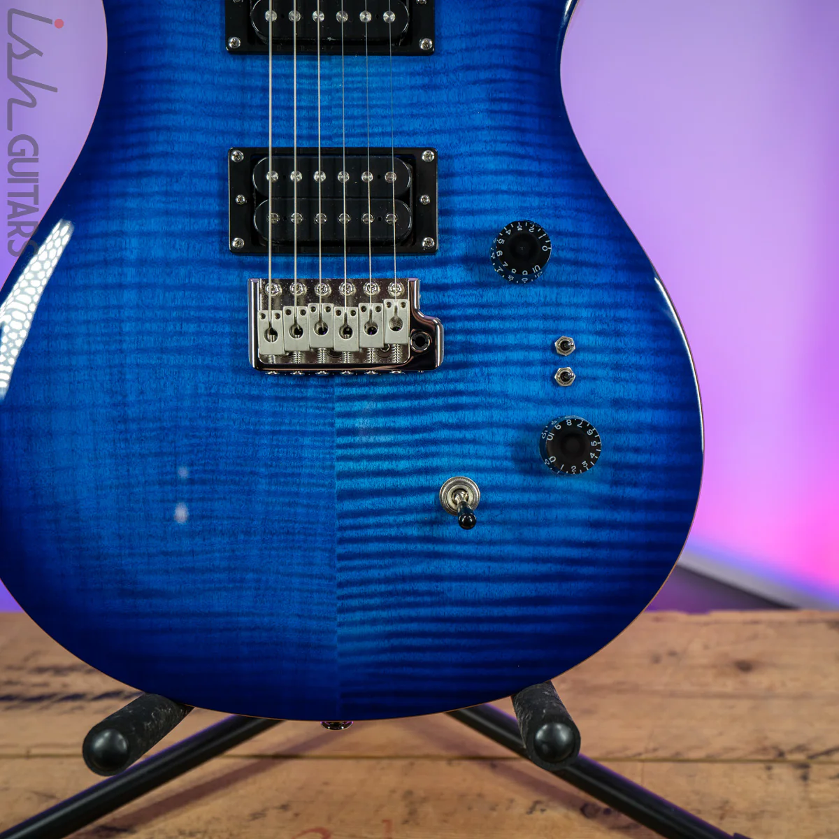 PRS SE Custom 24 Faded Blue Burst 35th Anniversary - Image 4