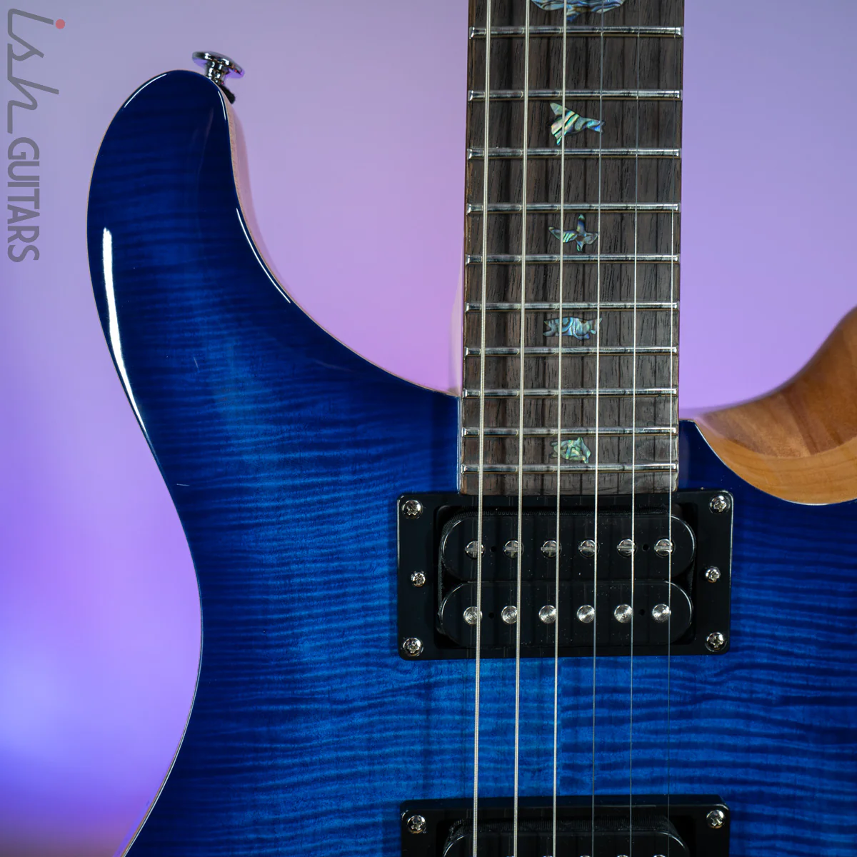 PRS SE 35th Anniversary Custom 24 Faded Blue Burst - Image 3