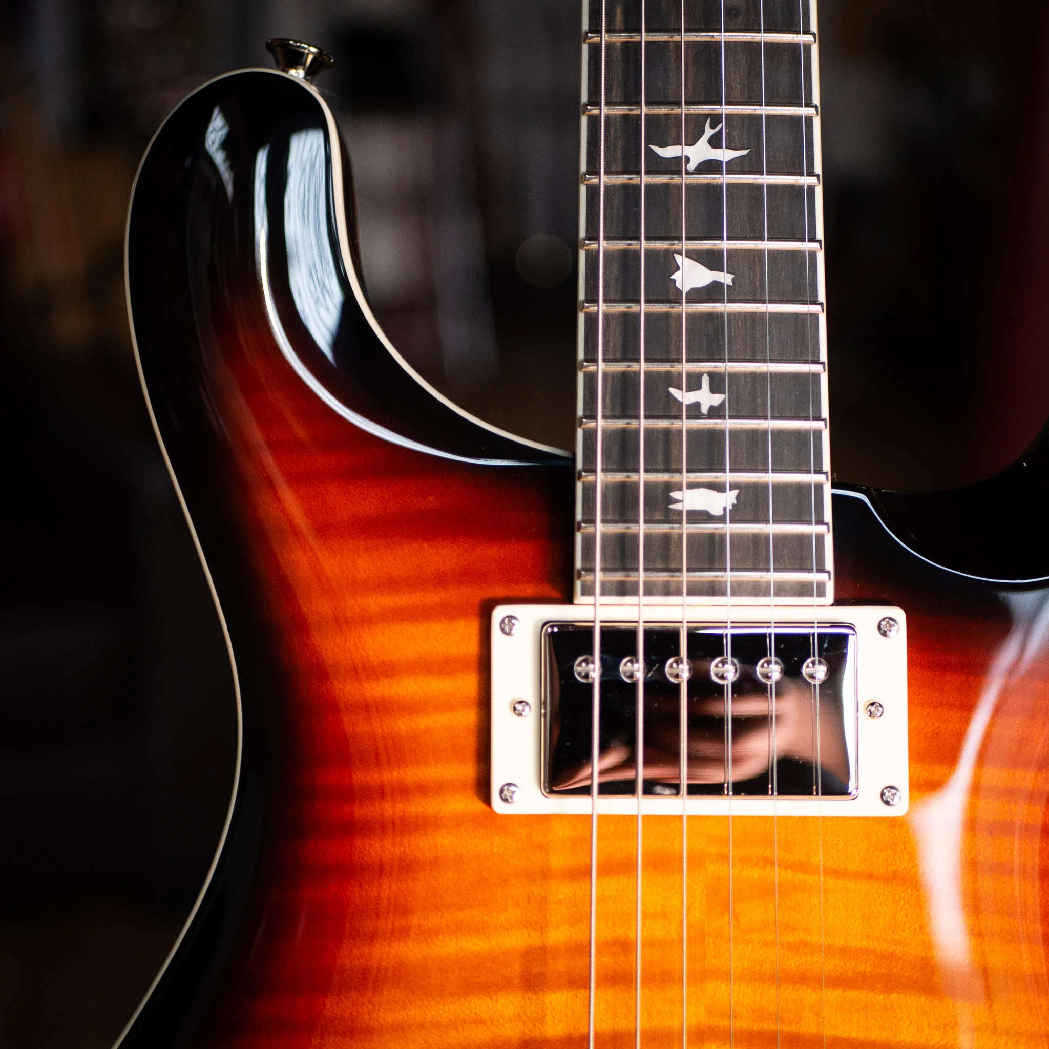2020 PRS SE Hollowbody II Tricolor Sunburst - Image 3