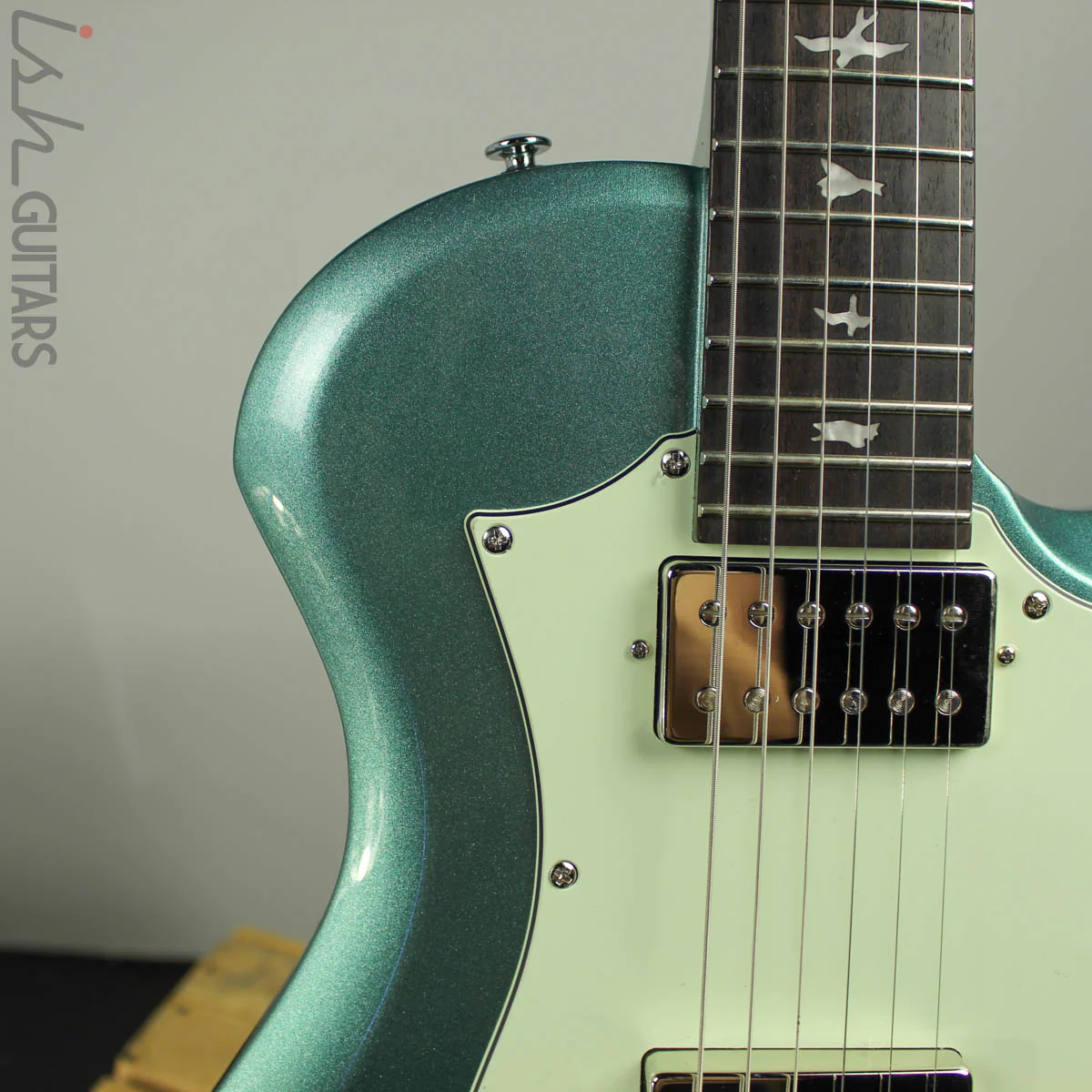2020 PRS SE Starla Frost Green Metallic - Image 4